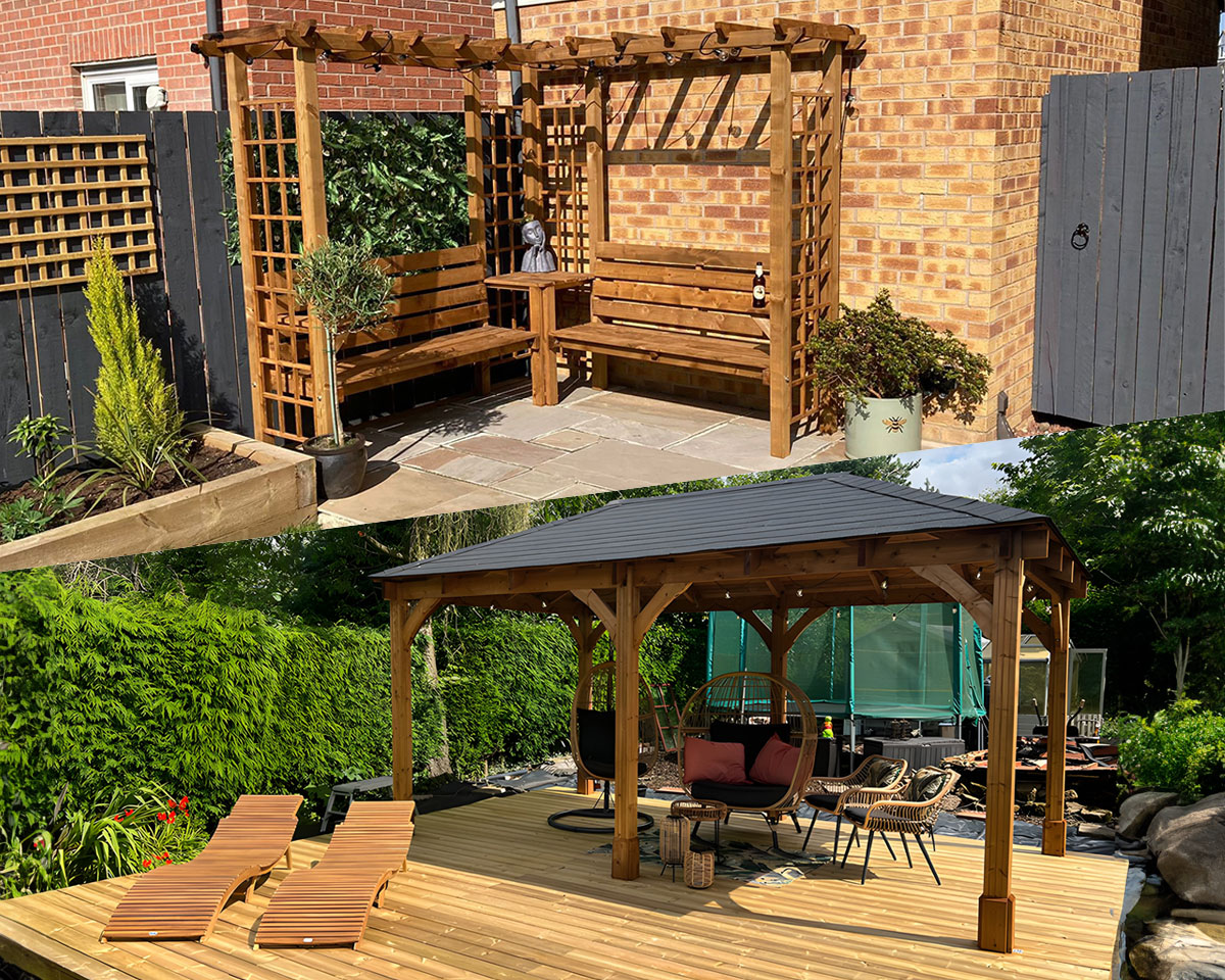 Whats the difference between a Gazebo and an Arbour