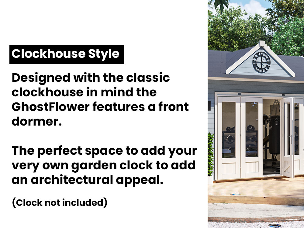 GhostFlower Clockhouse Log Cabin | BuyGardenPods product image 11
