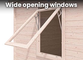 Wide Opening windows