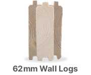 62mm Wall logs