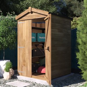 overlord modular garden shed 1.2 x 1.2 no window