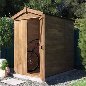 wooden garden shed apex roof 1.2 x 1.8 without window