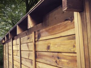Wooden Carport Wall