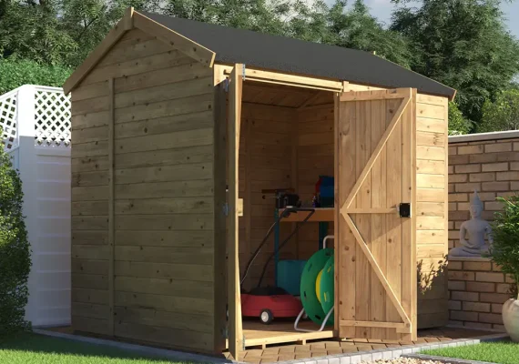 Overlord Modular Reverse Apex Shed