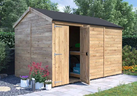 Overlord Modular Reverse Apex Shed