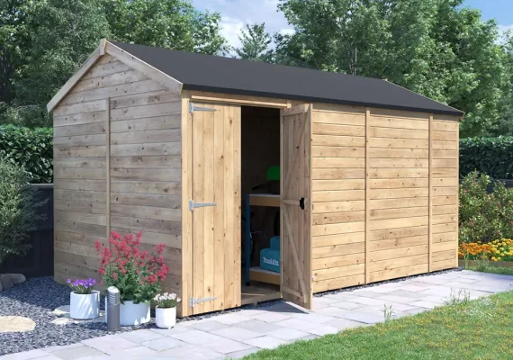 Overlord Modular Reverse Apex Shed