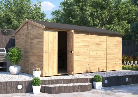 Overlord Modular Reverse Apex Shed
