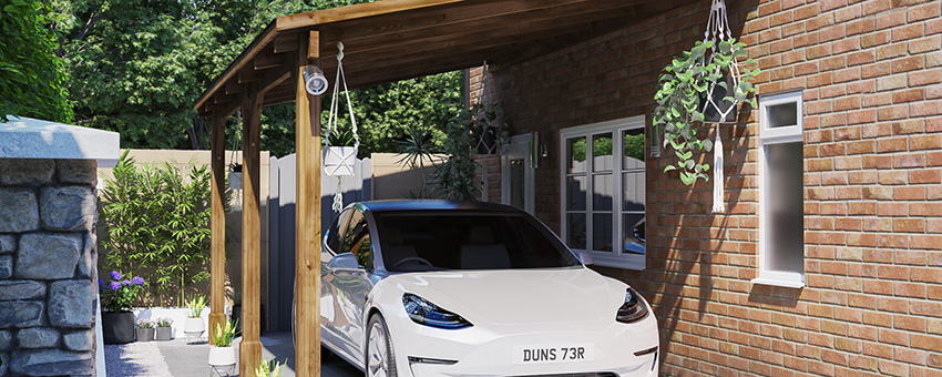 What are the features of a Dunster House Carport