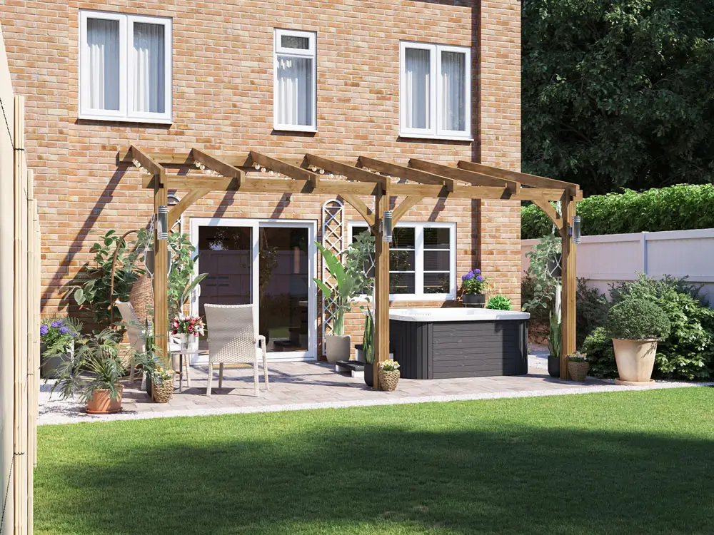 Lean To Pergolas & Gazebos