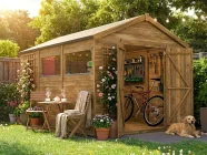 big shed with windows