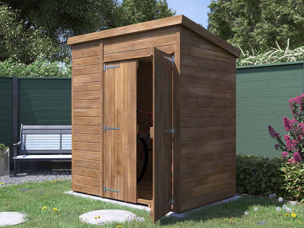 overlord apex roof garden shed 1.8 x 1.2