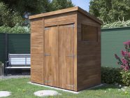 overlord apex roof garden shed 1.8 x 1.2 with window