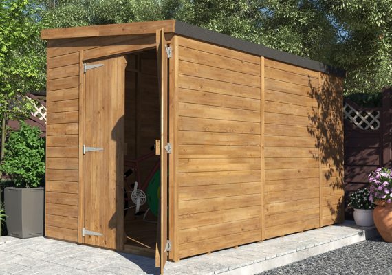 Overlord Modular Reverse Pent Shed