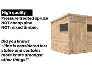 Pressure-treated-overlord shed