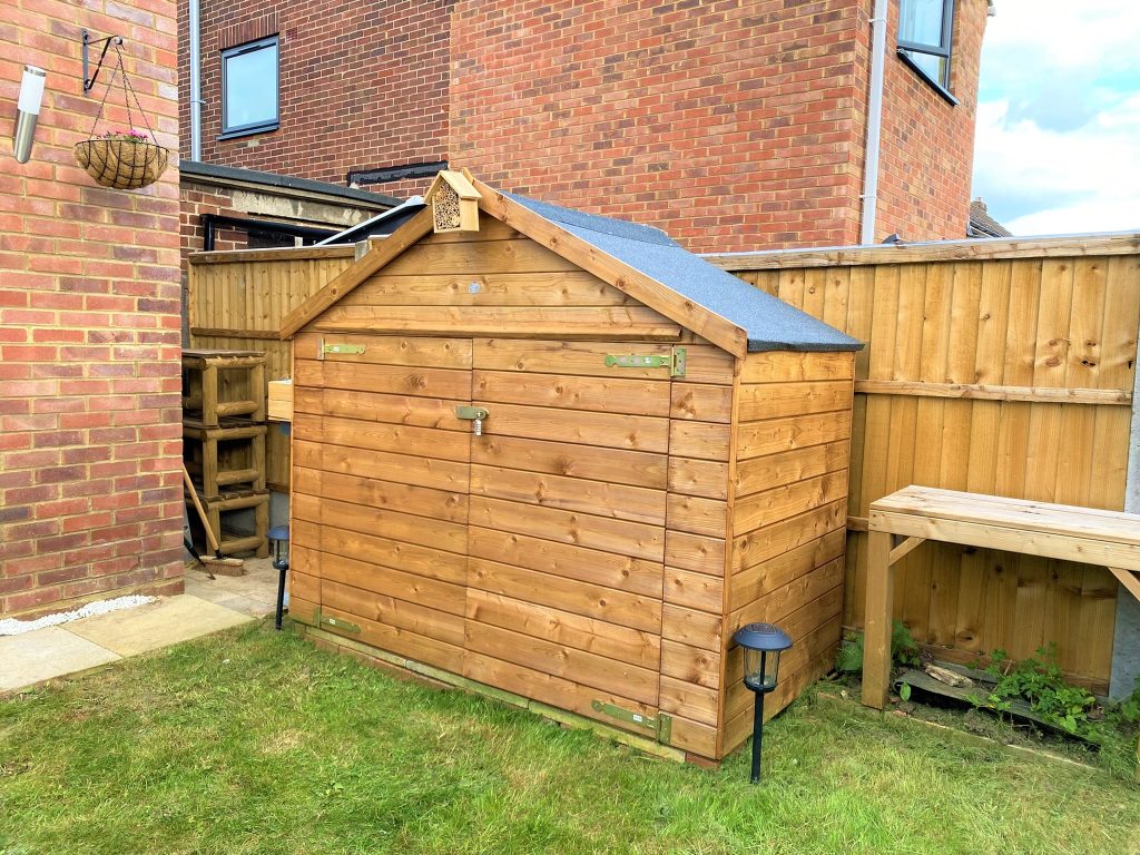 wooden shed customer photo