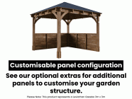 leviathan gazebo customisable panel configuration