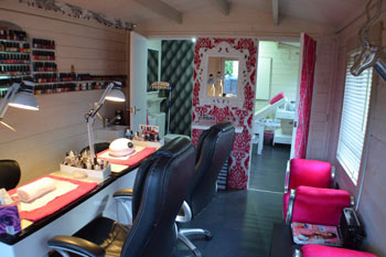 log cabin case study - a spot for pampering