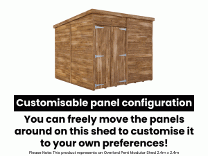 overlord pent shed customise your panels