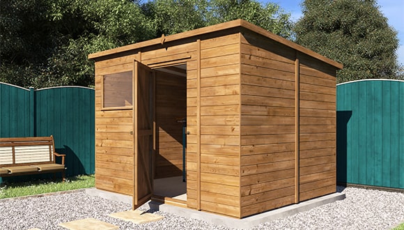 shed for storage