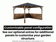 utopia gazebo customisable panel configuration