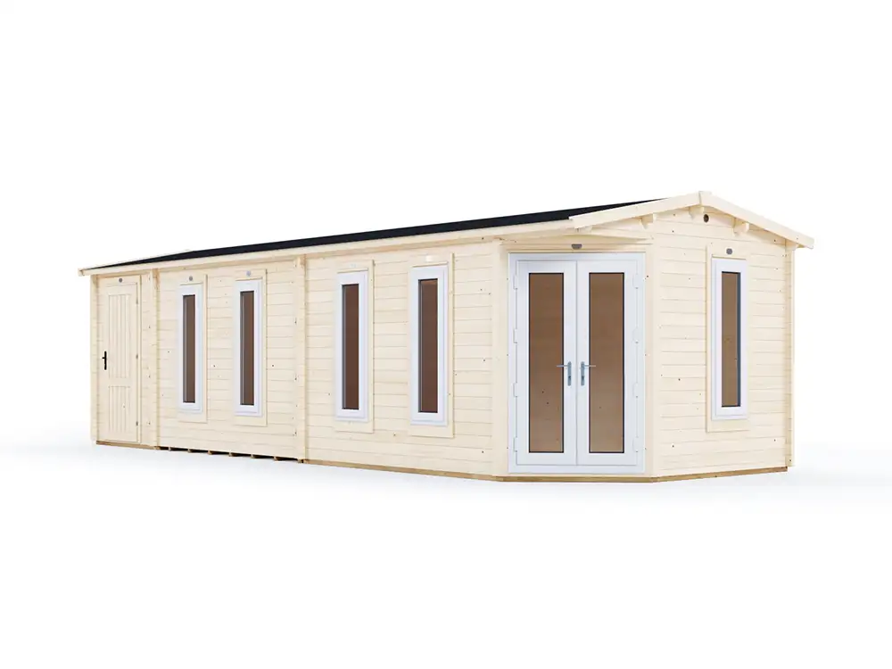 DaftBadger SideStore Log Cabin with Extension | BuyGardenPods product image 27
