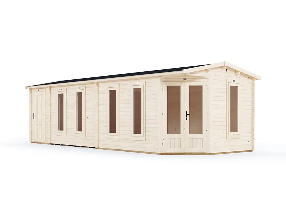 DaftBadger SideStore Log Cabin with Extension | BuyGardenPods product image 28