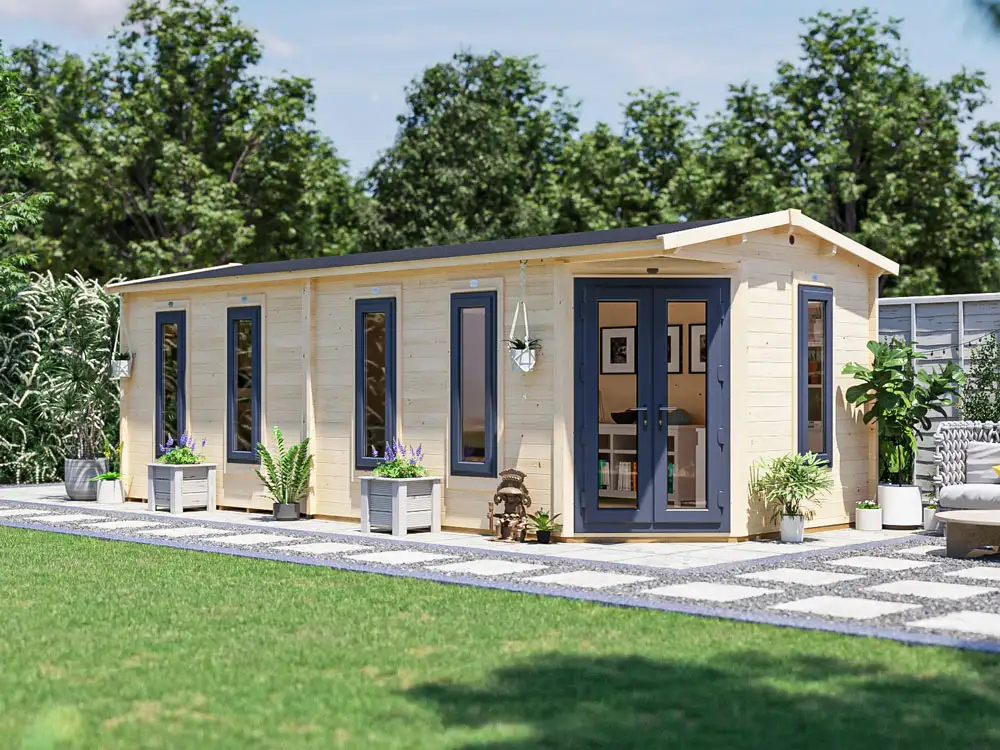 DaftBadger Corner Log Cabin Extension | BuyGardenPods product image 3
