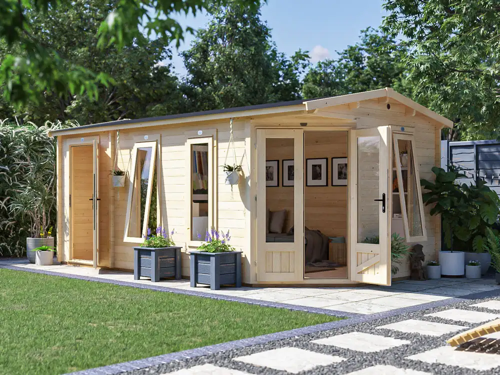 DaftBadger SideStore Log Cabin | BuyGardenPods product image 2