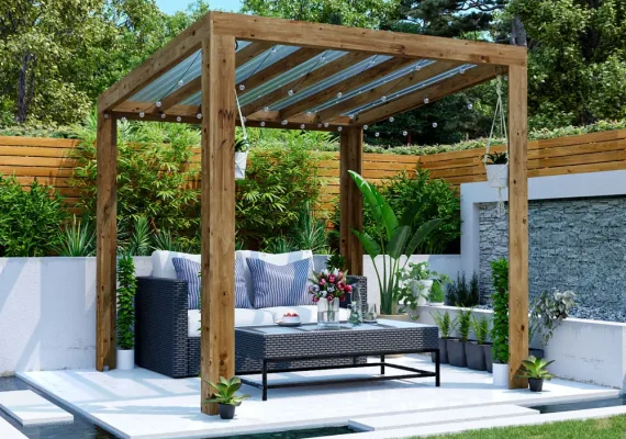 Private: TerraCube Pergola With Roof