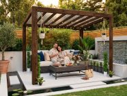 clear roof gazebo