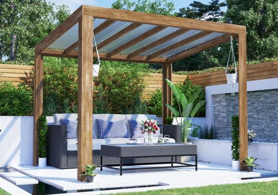 TerraCube Pergola With Roof