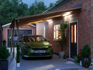 Utopia Lean To Carport 6030 Night