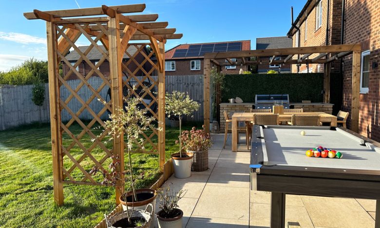 TerraCube Pergola and Jasmine Pergola