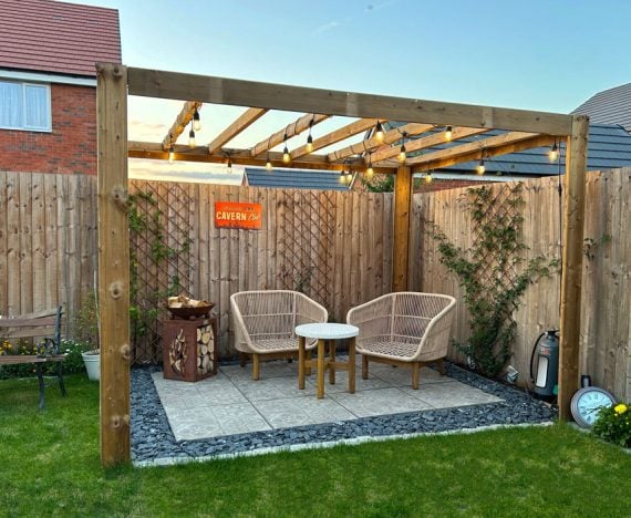 TerraCube Pergola W3.0m x D2.5m