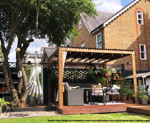 TerraCube Pergola W3.5m x D2.5m