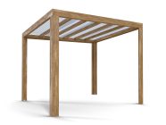 Terracube 3 x 2.5 wooden gazebo white background image