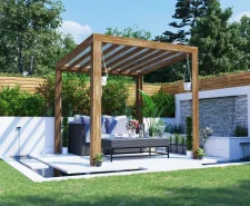 terracube pergola with roof