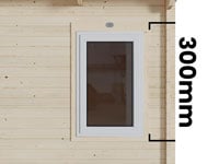 Additional Standard uPVC Log Cabin Window