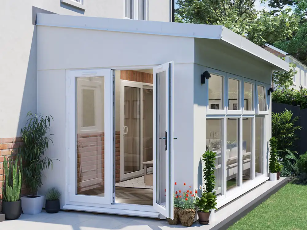 addroom modular conservatory alternative 5 x 2.5 grey