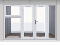 Addroom Modular Side Door and Side Window Panel 4m Front