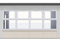 Addroom Modular Dwarf 5m Front Wall Panel
