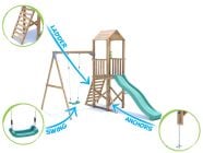 SquirrelFort Climbing Frame Features 1 CF1102