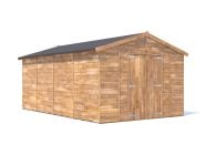 Overlord Shed 3m x 4.8m front apex gable Dunster House white background