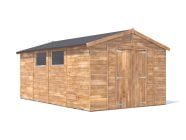 Overlord Shed 3m x 4.8m front apex gable Dunster House white background