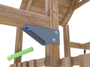 Climbing Frame Sturdy Metal Brackets for Strength and Stability
