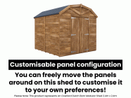 Overlord Dutch Barn Shed Customisable Panel Configuration