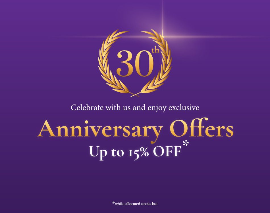 30th Anniversary Offers on Sheds, climbing frames, log cabins and more