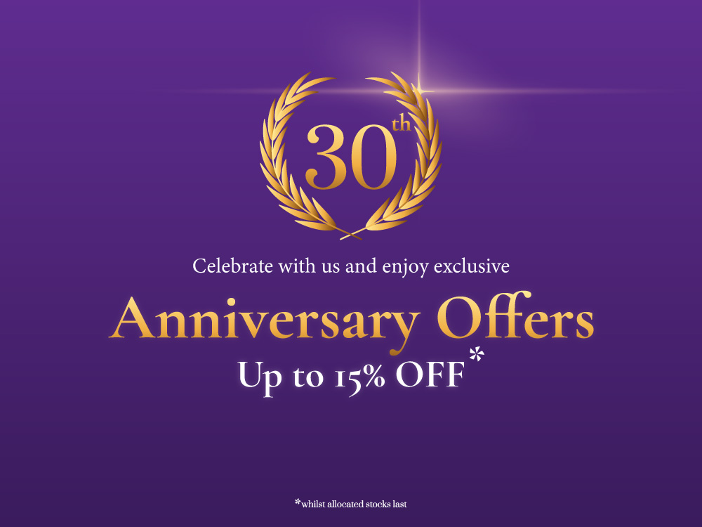 30th Anniversary Offers on Sheds, climbing frames, log cabins and more
