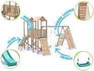 MegaFort-CF1204 Climbing Frame