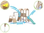 MegaFort-CF1205 Climbing Frame